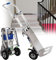 Elektrischer Zusammenklappbarer Treppensteiger-Sackkarre, Rollwagen Zum Bewegen | 200Kg Tragkraft | Treppensteiger-Wagen Aus Aluminiumlegierung |Batteriebetriebener Treppensteiger-Sackkarre,Silver