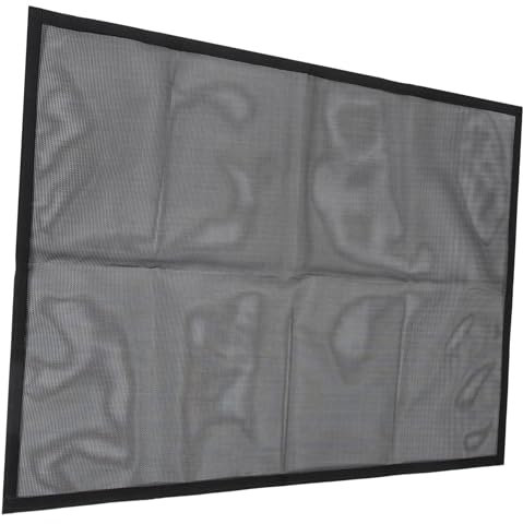 PAMINGONO Écran en maille 29x45 pouces pour cheminée pour feu ouvert en PVC ignifuge robuste et facile à installer