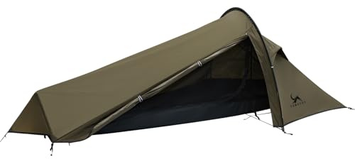 TOMOUNT Bivy Nylon Tent Ultralight 1 Person Waterproof Bivy Bag Small Pack Size Trekking Tent One-man Tent for Trekking, Camping, Outdoor, Climbing with Backpack