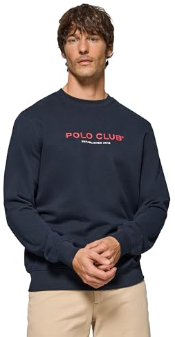 Polo Club Sudadera Hombre Casual 100% Algodón Hombre Regular Fit