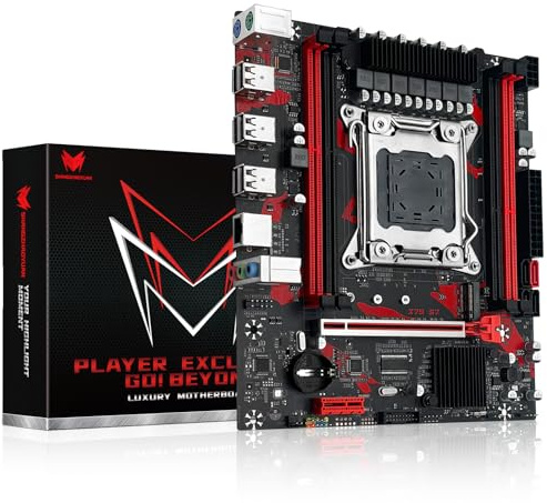 SHANGZHAOYUAN X79 S7 Gaming Motherboard LGA 2011 for Intel Xeon E5 E7, Core I7 Series CPUs, Support DDR3 RAM Max 256GB, NGFF/NVME M.2, SATA 3.0, PC Computer Server Mainboard