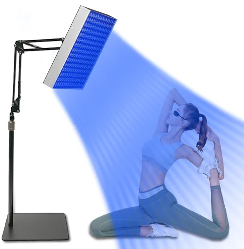 Bräunungslicht Solarium Portable Tanning Lamp für Home Gesichtsbräunung Tageslicht für Gesicht und Körper für zu Hause with Adjustable Stand and Hanging Hooks (Kk)