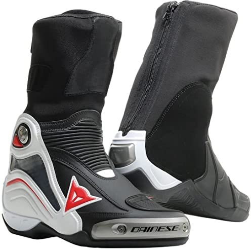 DAINESE Axial D1 Stivali da moto (Black/White/Red,42)