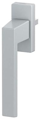 Design Aluminium Fenstergriff Tallinn, Farbe:Silber F1, Stiftlänge:35mm
