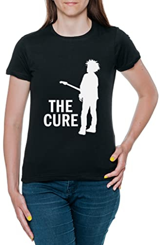 The Cure Boys Don’t Cry T-Shirt Femme Manche Courte Noir Women Black Tee XXL