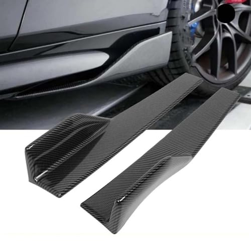 Faldones Laterales de Coche, Kits de carrocería, Protector para Audi A3 A4 B6 A6 C6 A5 B7 Q5 C5 8P Q7 TT C7 A1 Q3 S3 A7 B9 8L A8, Falda ABS, Kit Modificado, Protector,B Carbon Fiber Look