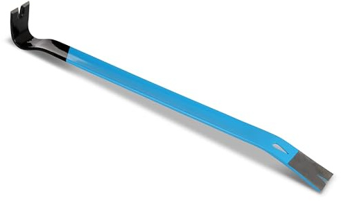 OX Pro Handy Bar 21 / 533mm, Heavy-Duty Forged Steel Pry Bar with Bevelled Nail Slots, Extra-Wide Blade for Reduced Surface Damage, High Leverage Tool for Prying, Lifting & Demolition, OX-P095221