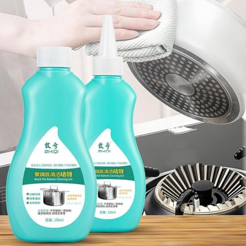 150ml Pentole E Pan Cleaner Pulizia Nero Pot Cleaner Dalla Scala Nero Rimuovere Nero A Ste V6k8 Gel Pot Fondo Inox
