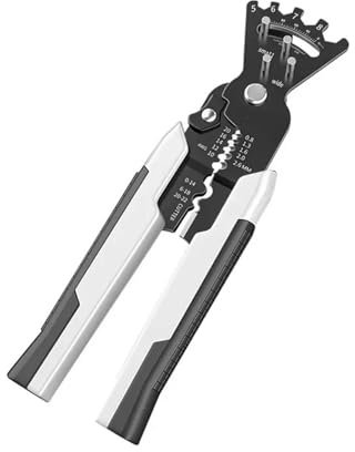 Pince multifonctionnelle Pince à dénuder Les Fils multifonctionnelle spéciale pour électricien Couper Les Fils Dénuder la Peau Presser Les Ciseaux d'enroulement de Fil (G r)