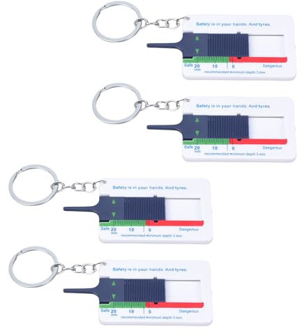 L'usure des pneus facile à transporter indique l'outil de mesure de 0 à 20 mm pour réparer les hommes et les propriétaires de véhicules à double échelle