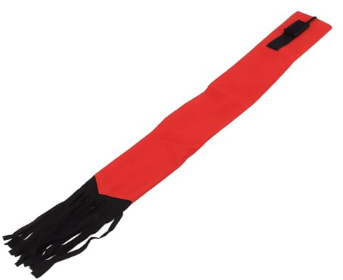 Keenso Envoltura de de Caballo, Bolsa de de Caballo, Protector de de Caballo, Tela No Tejida, Antimordeduras, Antisuciedad, Suministros de Aseo para Caballos con Flecos (Rojo)