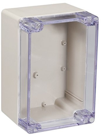 Sourcingmap 160x110x90mm/6.3x4.33x3.54inch Wateproof Electronic ABS Plastic DIY Junction Project Box Enclosure Case Outdoor/Indoor with Clear Cover