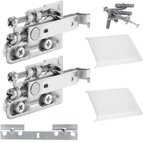 INDAUX Attaccaglia SCARPI-4 per Mobili Sospesi – Portata Fino a 270 kg Kit Montaggio a Vite Incluso