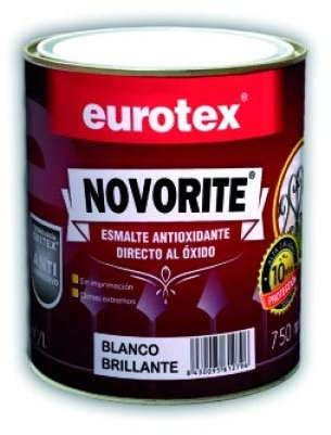 NOVORITE ESMALTE BLANCO LISO BR. 750ML. DIRECTO SOBRE EL OXIDO …