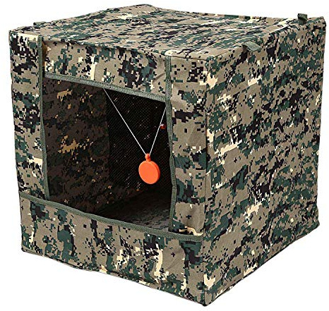 zaizai Caja De Objetivo Plegable Herramienta De Práctica De Objetivo Sling Shot Munición Reciclaje Caja De Objetivo De Tiro con Arco con Tela De Silicona para Amortiguar El Objetivo