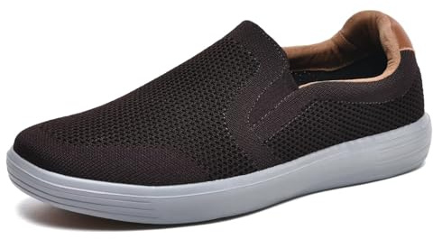 Puxowe Mocasines Casuales para Hombre, Zapatos de Malla para Caminar, Mocasines de Vestir para Negocios y Ocio