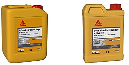 SIKA Sikafloor 35 Primer, Primaire d'adhérence & Sikafloor 35 Primaire, Blanc, Primaire d'adhérence multi-supports poreux ou fermés, utilisation neuf ou rénovation, sol et murs