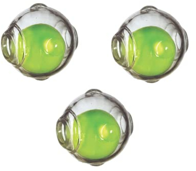 Chase 'n Chomp Amazing Squeaker Ball Toy for Pets 3.5 inches (Clear 3 Pack)