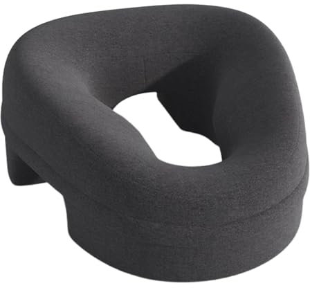 Almohada para Dormir Delantera: diseño Contorneado Abajo, Almohadilla de Descanso de Masaje de Tela de suéter | Reposacabezas propenso Ajustable, solución de Apoyo terapéutico, Comodidad de