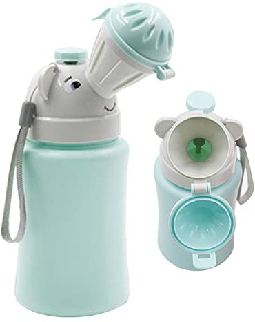 Vasino da viaggio - Toilette da viaggio portatile per bambini piccoli, Biberon per pipì Baby Nity per campeggio in auto per ragazzi e ragazze, Blu