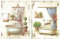 Quadro in legno da bagno,set di 2 pezzi, 19 x 25 cm ogni quadro