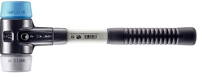 Simplex Schonhammer, TPE-soft / TPE-mid; mit verstärktem Tempergussgehäuse und Fiberglasstiel | D=60 mm | 3713.060