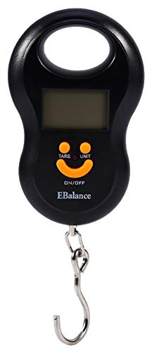VGEBY Bilancia a Gancio, Bilancia Elettronica LCD Bilancia da Pesca Digitale con Gancio Portatile per Bagagli Gadget da