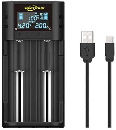 Inteligente 21700 18650 Cargador de batería,LCD 21700 Cargador de batería 21750 21700 18650 Cargador 20700 22700 26650 26700 16340 (rcr123) 17650 17670 Ni-MH/Ni-CD AA AAA Batería Recargable