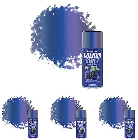 Rust-Oleum Colour Shift Cosmic Blue 150ml, AE0670150UK, Blue, Purple (Pack of 4)