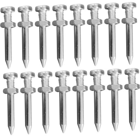 JECOMPRIS Outils D'Aérateur De Pelouse 26 Pièces avec Clous en Métal pour Chaussures Accessoires Solide pour Jardinage Amélioration De La Qualité du Gazon