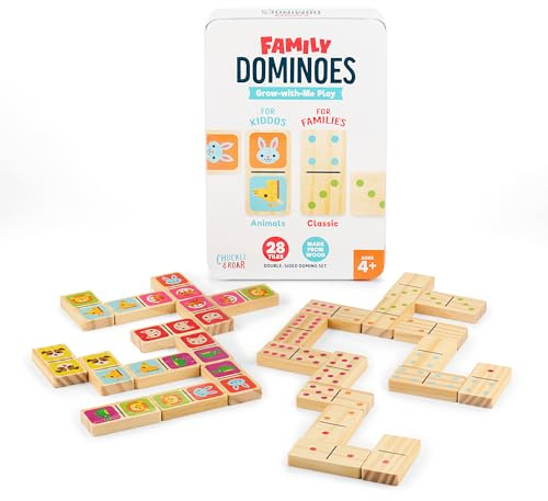 Chuckle & Roar Family Dominoes