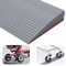 Rampe de seuil de porte, rampe de seuil, en PVC, surface antidérapante, en caoutchouc, pour fauteuil roulant, poussette, déambulateur ou scooter électrique (gris, 90 x 8 x 3 cm)
