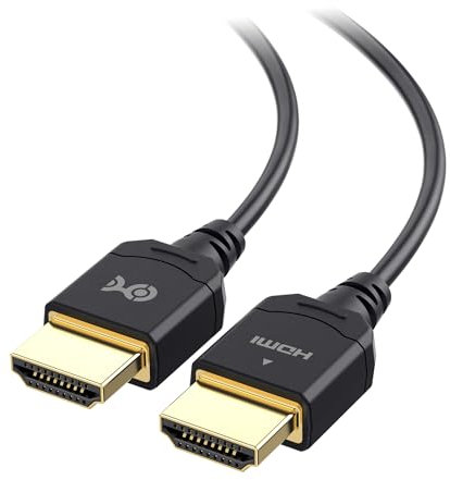 Cable Matters [Ultra High Speed HDMI Certified] 48Gbps Ultra Thin HDMI 2.1 Cable - 1.5m, Supports [8K@60Hz, 4K@240Hz, HDR & Dolby Vision], Slim HDMI Cable for PS5, Xbox Series X/S, Apple TV