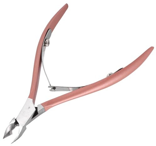 Asyduey Brucelles De Pousse-Cuticules A Ongles Pince Coupante De Tondeuse Decapant Peau Morte Manucure Outil De Toilettage D'Art Pince A Ongles Rose