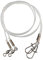 Savage Gear Regenerator Traces Loop + Swivel 60cm - 3 Hechtvorfächer, Durchmesser/Tragkraft:1.0mm / 25kg Tragkraft