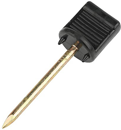 SHARROW 20 Stück Bogenschießen Scheibennägel Zielscheiben, Professionelle Jagd Zielscheibennägel aus Metall für Stroh- und Schaumtargets (Schwarz)