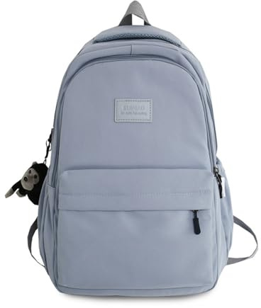 FANDARE Schulrucksack Damen Daypack mit Laptopfach Schultaschen Herren Laptop Rucksack für Mädchen Teenageralter Leichter Rucksack Wasserabweisend College für Ausflüge, Uni, Schule Büro Blau