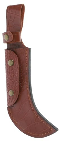 Hoement 2piezas Cuchillo Multifuncional Funda De Pu Imitación Para Cocina Accesorio De Protección Para Cortar Resistente y