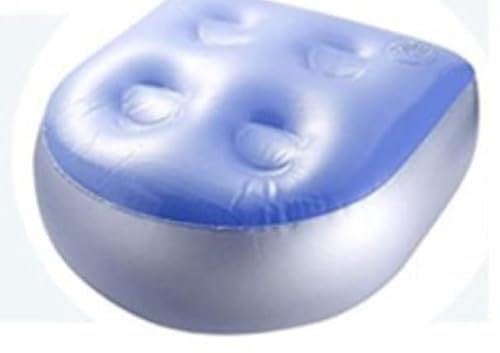 Dewocke Aufblasbare Sitzerhöhung, Komfort-Spa-Sitzkissen, mit 4 Saugnäpfen, Aufblasbar Massage Matte Rücken Pad, Aufblasbarer Whirlpool-Sitz, Whirlpool-Sitzerhöhung, für Spa und Pools