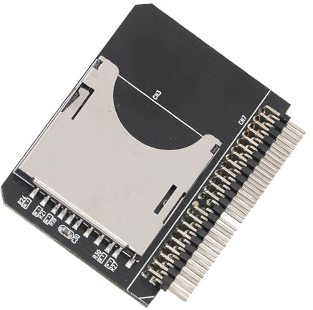 Tomantery Lagringskort Till IDE-adapter Kompakt Stötsäker Minneskortkonverterare för Bärbar Dator HDD 44-stift Hane PATA-port för POS