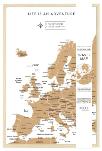 Splosh Resebräda Europa liten vit