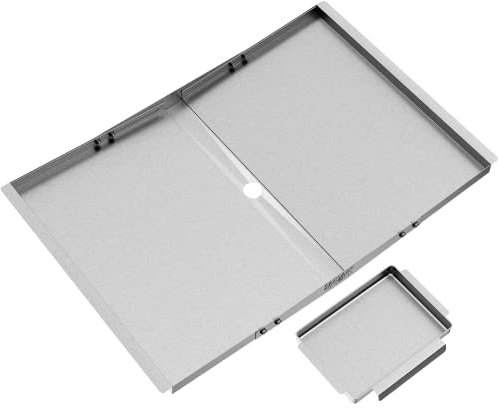 Grease Tray with Catch Pan - Universal Drip Pan for 4/5 Burner Gas Grill Models from Dyna Glo, Nexgrill, Expert Grill, Kenmore, BHG and More - Galvanized Steel Grill Replacement Parts(24-30)