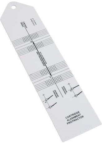 Rapporteur de Plateau Tournant, Matériau PP, Haute Précision, Installation Rapide et Facile, Alignement Clair et Précis avec les Tourne-disques