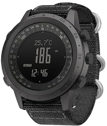 findtime Military Watches for Men Tactical Compass Watch Waterproof Watch Digital Watches for Men Pedometer Altimeter Barometer Step Counter for Sports