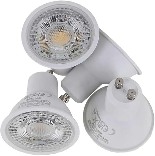 LED GU10 Spotlight Bulb 2.4W (35W Replacement) - Energy Efficient Light Bulb - Pack of 4 LED Bulbs (Warm White - 35W Equivalent)