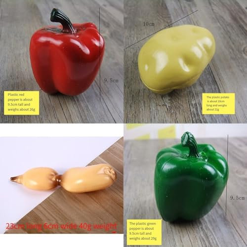 Kreatives Fotografie-Zubehör, realistisches Kunstgemüse für fesselnde Aufnahmen (15)