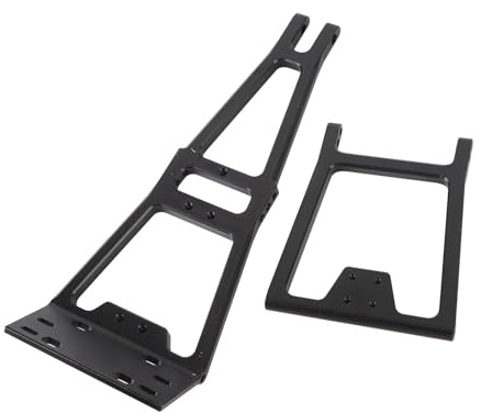 Asixxsix Kit De Construction pour Camion Rc Et Dépanneuse, Ensemble Camion De Secours à Double Treuil à L'échelle 1/10 avec Bras De Dépanneuse Et Grue Compatible avec Scx10 Capra (Black)