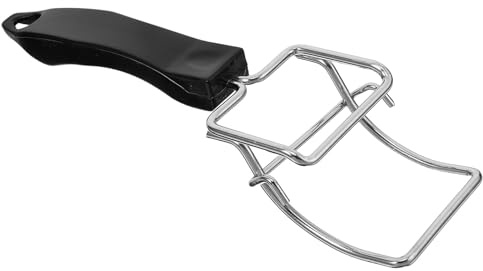 SEWACC Pinza per Vassoi Caldi in Acciaio Resistente al Calore Clip per Griglia e Pentole Accessorio Versatile per Forno e Tostapane Elettrico Utensile Sicuro per Cucina e Friggitrice