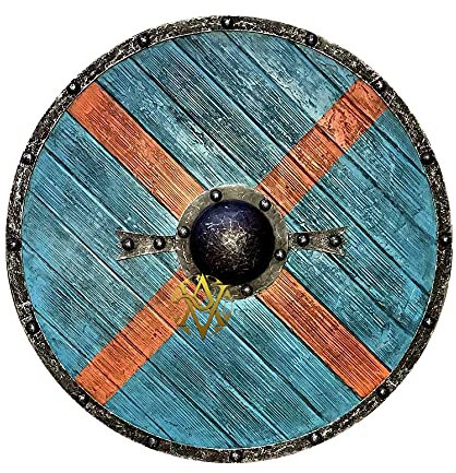 Wikinger Holzschild Krieger Battleworn Knight Roman Cosplay Schild Deko Geschenk