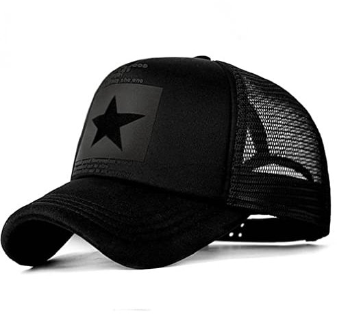 Gorras de Hombre Beisbol Pentagrama de Malla Respirable, Gorras de Hombre Baratas Vintage, Sombrero Mujer Verano para Unisex Adulto
